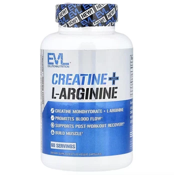 Креатин с L-аргинином, EVLution Nutrition, 120 капсул