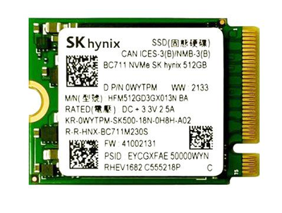 SSD SK hynix BC711 512Gb M.2 2230 PCIE Gen3 x4 NVMe (HFM512GD3GX013N BA) OEM