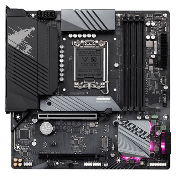 Материнська плата Gigabyte B760M AORUS ELITE (LGA1700, Intel B760M, 4xDDR5, 2xM.2 Gen4 x4)