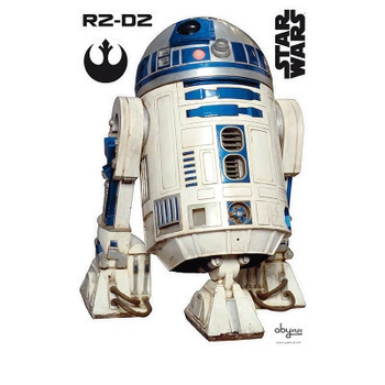 Стикер-наклейка ABYstyle Star Wars - R2D2 блистер, 100х70 см (ABYDCO096_B)