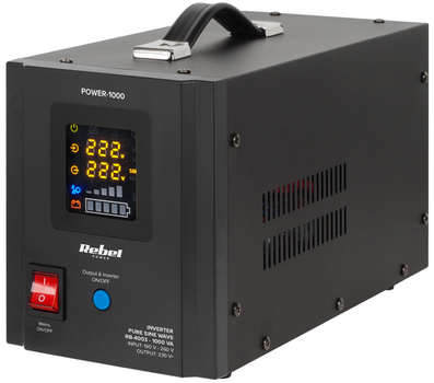 ИБП Rebel POWER-1000 RB-4003 12V 230V 1000VA/700W (5901890078702)