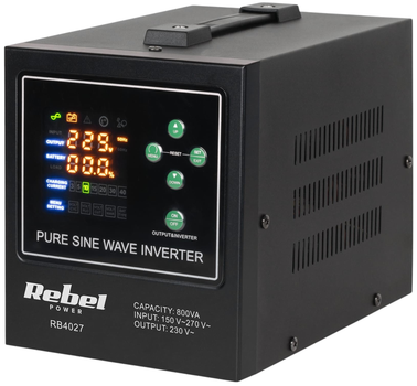 ИБП Rebel POWER-800-LFP4 RB‑4027 12V 230V 800VA/500W (5901890116336)