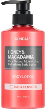 Лосьйон для тіла Kundal Honey & Macadamia Body Lotion Baby Powder 500 мл (8809568740005)
