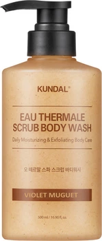 Гель-скраб для душу Kundal Eau Thermal Scrub Body Wash Violet Muguet 500 мл (8809809428655)