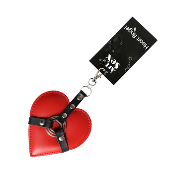 Брелок на карабине для ключей Art of Sex Heart Angel Красный Универсальный ( SX2364 )