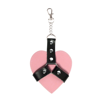 Брелок на карабине для ключей Art of Sex Chained Heart Розовый Универсальный ( SX2244 )
