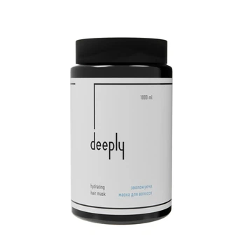 Увлажняющая маска deeply hydrating hair mask для сухих и пористых волос 1000 мл