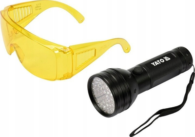 Latarka Yato uv i okulary YT-08581 (5906083085819)