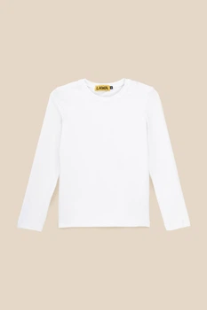 Лонгслів однотонний для хлопчика LAWA BBC02316 152 см Білий shop (2000991057234)