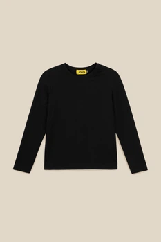 Лонгслів однотонний для хлопчика LAWA BBC02316 152 см Чорний shop (2000999157431)