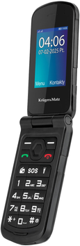 Telefon komórkowy Kruger&Matz IRON 5 Flip 4G Black (5901890116770)
