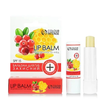 Colour Intense Бальзам для губ LIP BALM HEALTHY THERAPY 5 г (ЖУРАВЛИНА ТА МЕД 003 захисний) (4823083016234) shop (4823083016234)