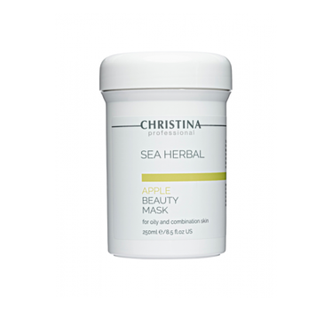 Яблочная маска красоты для жирной и комбинированной кожи Sea Herbal Beauty Mask Green Apple Christina 250 ml