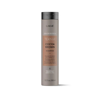 Шампунь Lakme для обновления цвета коричневых оттенков волос Teknia Color Refresh Cocoa Brown Shampoo 300 мл