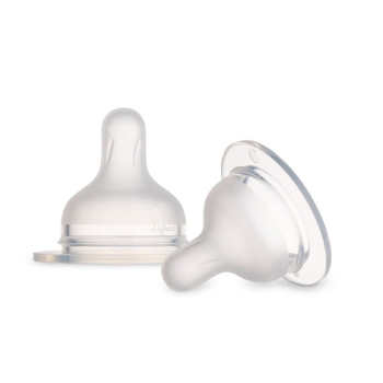 Соска Canpol babies силиконовая к бутылке S-Shape M (медленная) 2 шт (59/892)