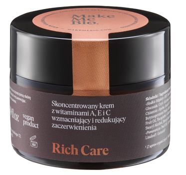 Крем для обличчя Make Me Bio Rich Care заспокійливий 50 мл (5905842485174)