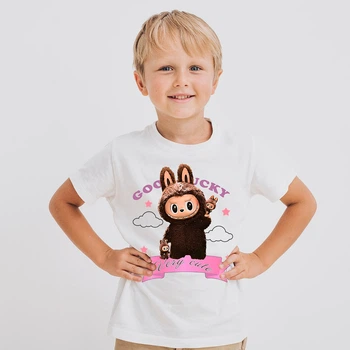 Дитяча футболка Labubu Very cute PG09120 goodreclama 104 Білий