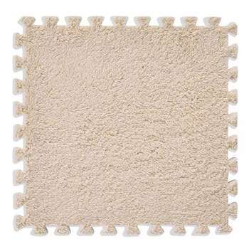 Детский мягкий коврик-пазл (30×30 см) PZ-101 Beige