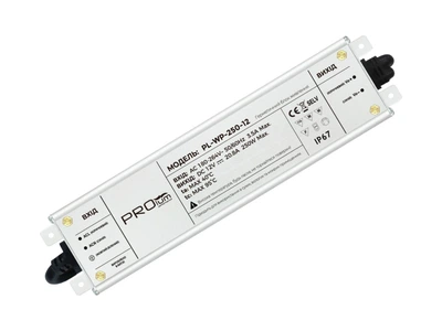 Блок питания PROLUM 12V, 250W, 20.83А, Series "WPS"