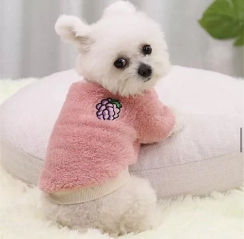 Свитер для собак "Grapes" Pink Size XXL 5.5 - 6.5 кг