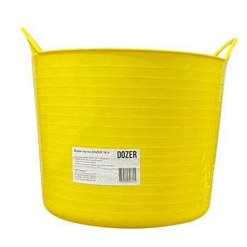 Відро гнучке DOZER 18 л жовте