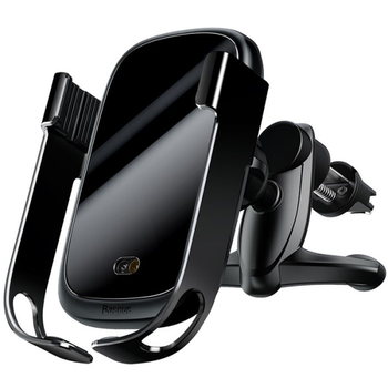 Крепление для телефона Baseus Rock-Solid Electric Holder Wireless Black (WXHW01-01)