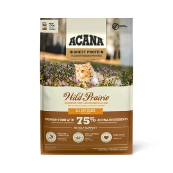 Сухий корм для котів всіх порід з куркою та рибою ACANA Wild Prairie Cat 4.5 кг (a71458)