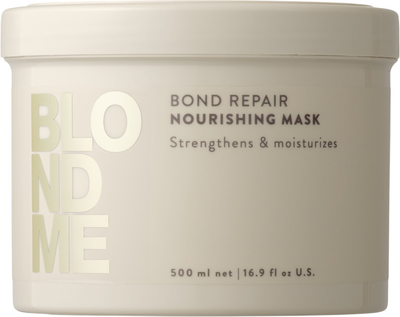 Maska nawilżająca do włosów blond Schwarzkopf Professional Blondme Bond Repair 500 ml (4067971082028)