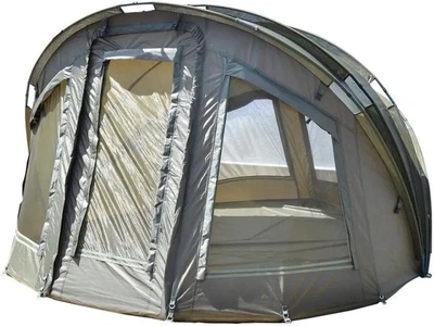 Карповая палатка Carp Zoom Adventure 3+1 Bivvy | Рыболовный шатёр на 3 человека 320×350×180 см