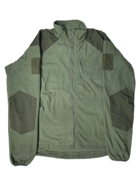 Флісова кофта з посиленими вставками, Olive, розмір - 2XL