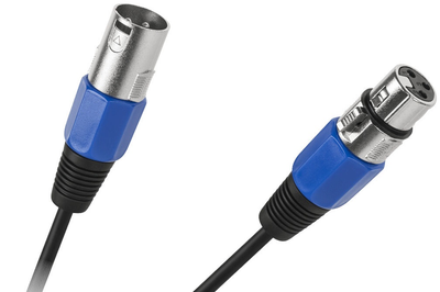 Kabel mikrofonowy Canon - Canon (3-pin XLR) 10 m Black (5901436713876)