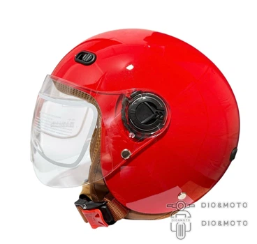 Шолом дитячий відкритий MotoTech T202 (ЧЕРВОНИЙ) Розмір - M