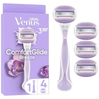 Бритва Gillette Venus ComfortGlide Breeze с 4 сменными картриджами (8700216895538)
