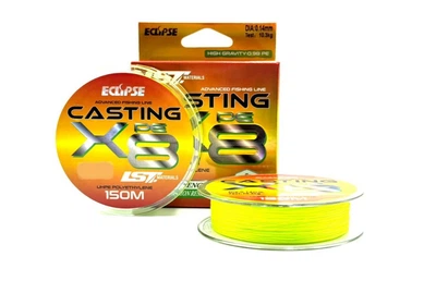 Шнур Eclipse Casting PE X8 Light Green 150m 0.08mm 5.6kg.,30.46.22847