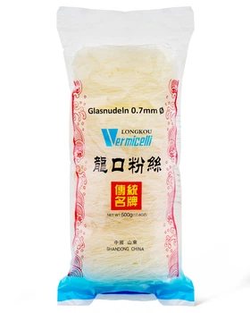 Лапша крахмальная бобовая фунчоза Vermicelli Longkou 0,5 кг