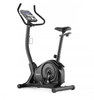 Велотренажер фітнес-велосипед Gymtek XB3000 до 150 кг з електромагнітним опором Чорний