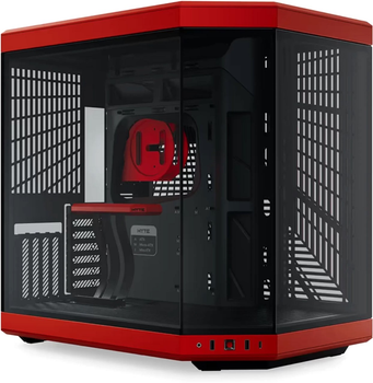 Корпус Hyte Y70 Black-Red Mid-Tower E-ATX with PCIE 4.0 cable (CS-HYTE-Y70-BR)