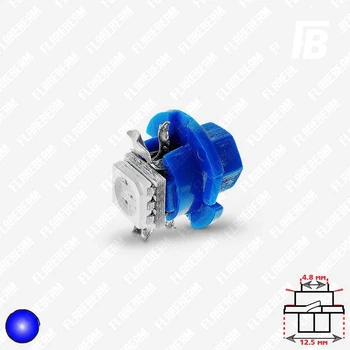 Лампа LED цоколь B8.4d (BX84d BAX84d) 12 В SMD 5050*01 (синій)