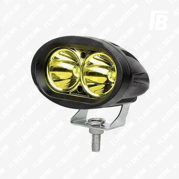 Фара FlareBeam WL-20O дополнительного света светодиодная (LED) 20 Вт овальная 4" 12–24 В Cree*02 spot (жёлтый свет)