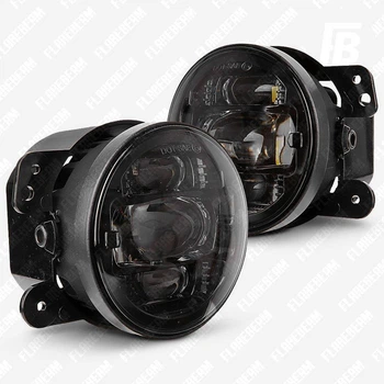 Фары FlareBeam FG-4IN-07 противотуманные (ПТФ) светодиодные (LED) Ø4 дюйма 12 В 2 шт. чёрные