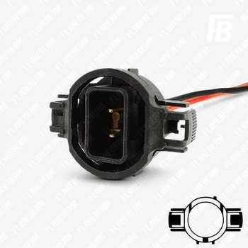 Разъём (патрон цоколь) PSX24W 2504 PG20 (папа) 01 с проводом