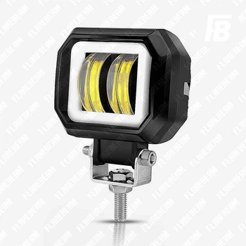 Фара FlareBeam WL-20S дополнительного света светодиодная (LED) с ДХО 20 Вт квадратн. 2.2" 12–24 В Cree*04 ближний (белый)