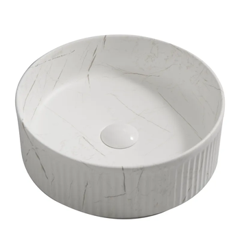 Раковина накладная Mixxus Premium WAVE-0102 MARBLE 370х370х130 мм MP6528