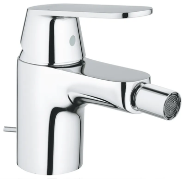 Змішувач для біде Grohe Eurosmart Cosmopolitan (32839000), хром, одноважільний, монтаж на виріб, латунь, висота 135 мм, вилив 114