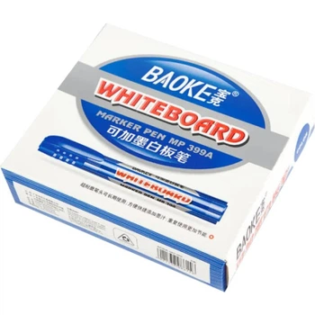 Маркер Baoke для сухостираемых досок, 2.5 мм синий 12 шт (MARK-BOA-BAO399BL-12)