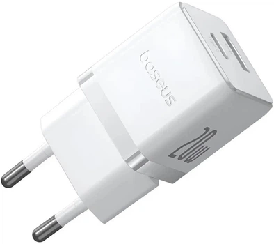 СЗУ Baseus Palm Fast Charger C+U 20W EU White