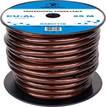 Kabel Cabletech 2Ga OD12mm CU+AL 25m KAB0711B