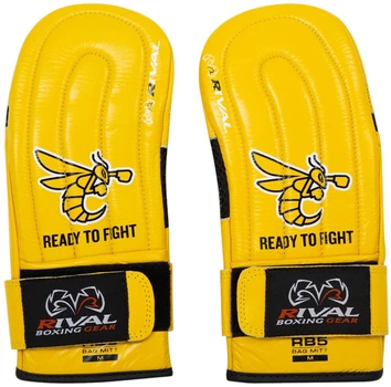 Мужские митенки Ready to Fight x RIVAL M Желто-Черные (4824050004162)