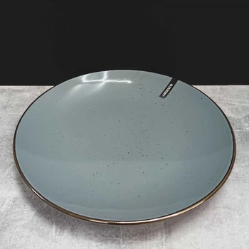 Тарілка обідня 26 см Ardesto Bagheria Grey AR2926GREY