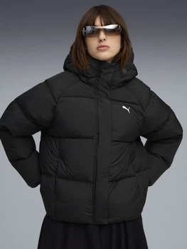 Пуховик зимний короткий женский Puma Outerwear Classics 68839201 XXS Black (4069157424905)